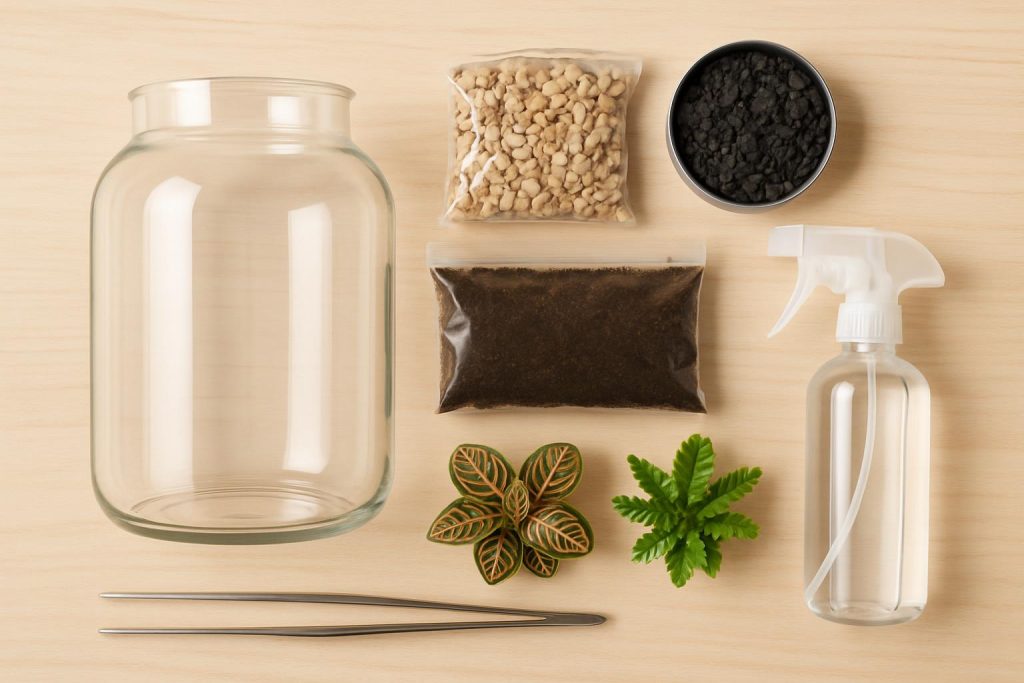 Terrário DIY: Lista de Materiais Essenciais para Iniciantes